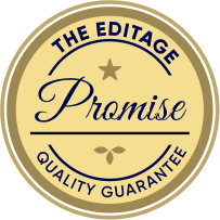 Editage promise logo